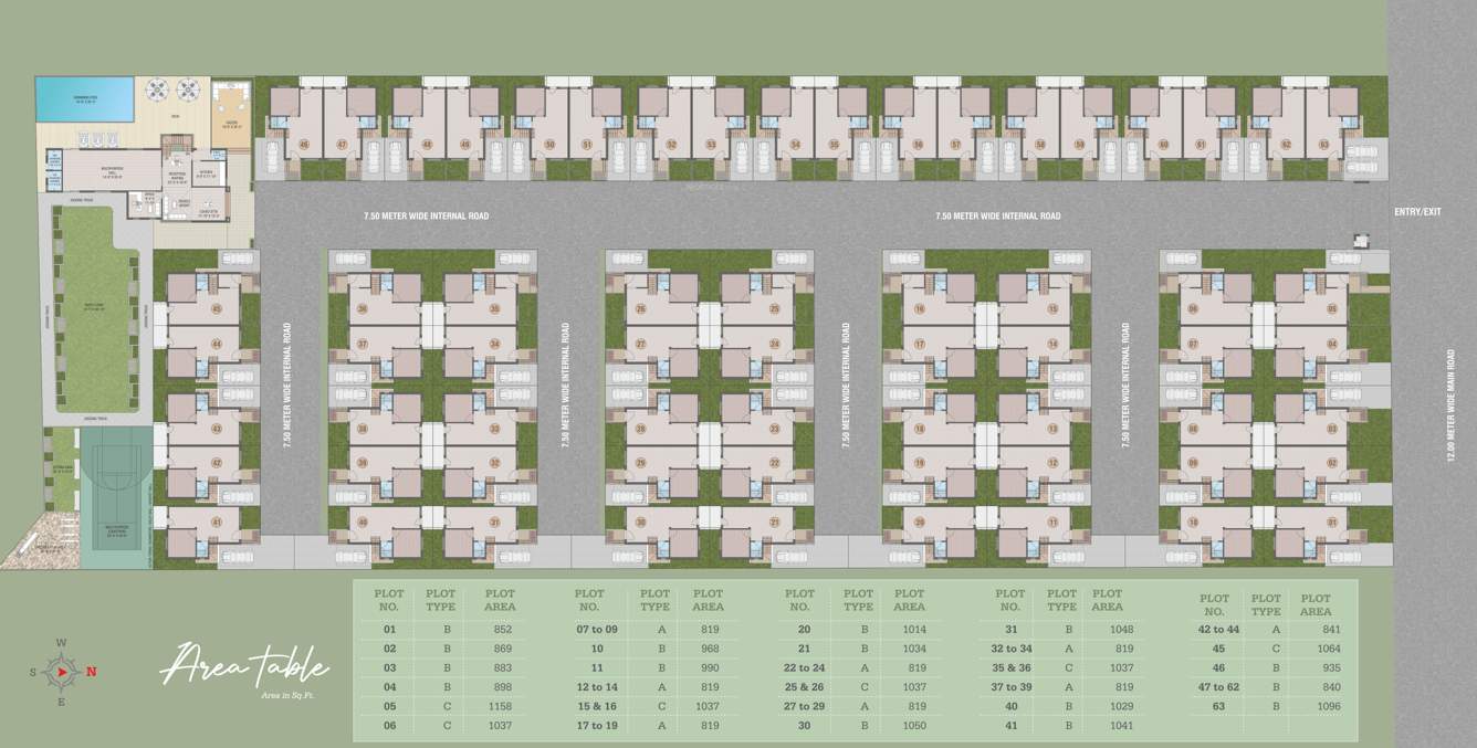  rhythm bunglows Layout Plan