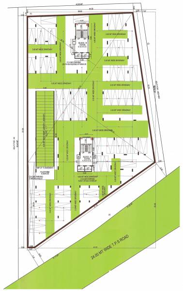 sankalp-parkview Block A And B Cluster Plan For Basement Two