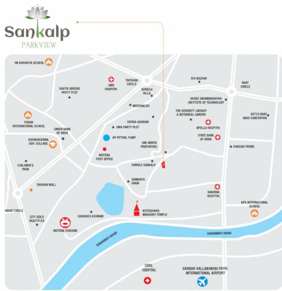  sankalp-parkview Location Plan