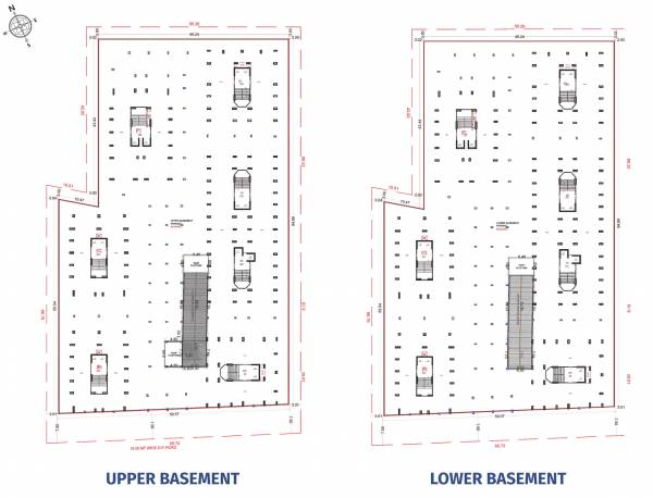  palace Block A To G Cluster Plan for Basement Floor