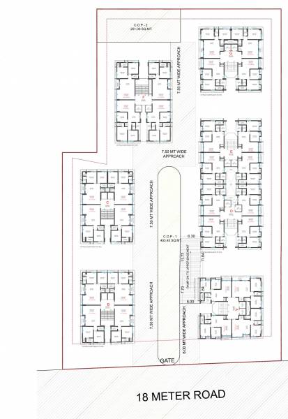  palace Block A To G Cluster Plan for Typical Floor