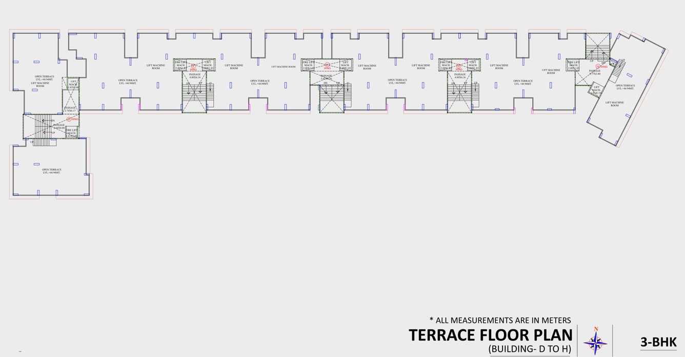  viona Block D To H Cluster Plan for Terrace Floor