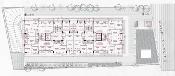  panchshil-nihir Block A And B Cluster Plan For Typical Floor Plan