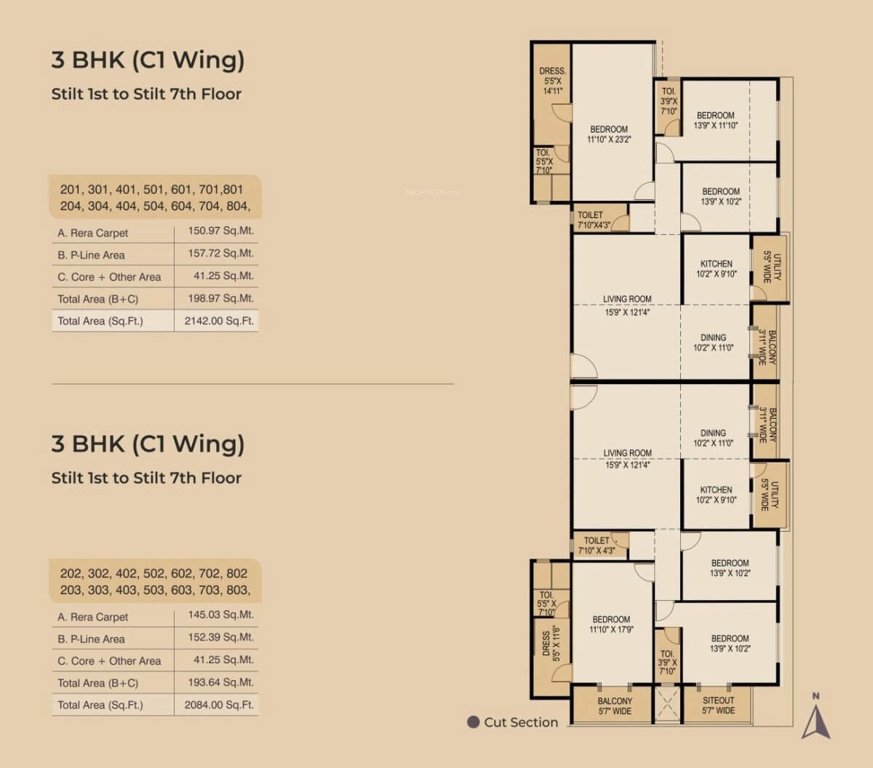urbania Wing C Cluster Plan