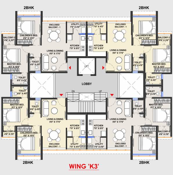  apna-ghar Tower 1 Cluster Plan