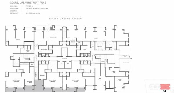 Tower 4 Ground Cluster Plan urban-retreat Tower 4 Ground Cluster Plan