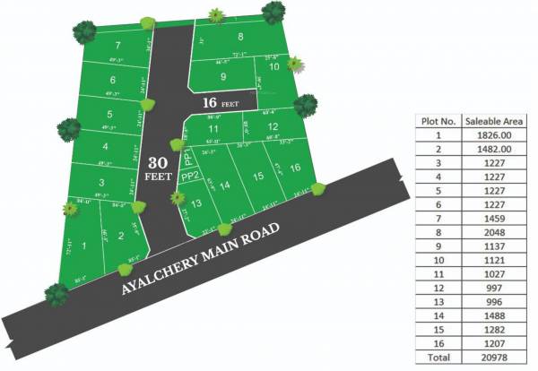  coral-crest Layout Plan
