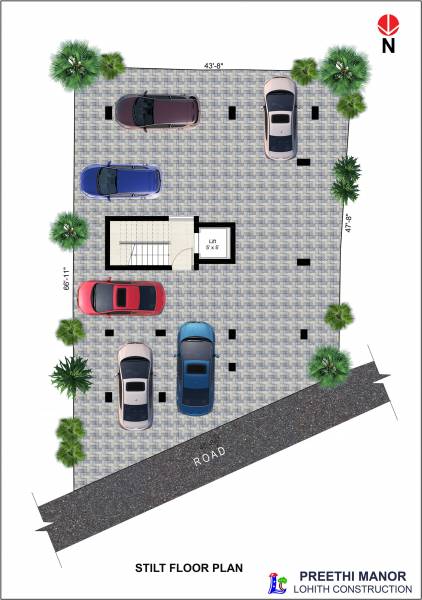  preethi-manor Preethi Manor Cluster Plan for ground Floor