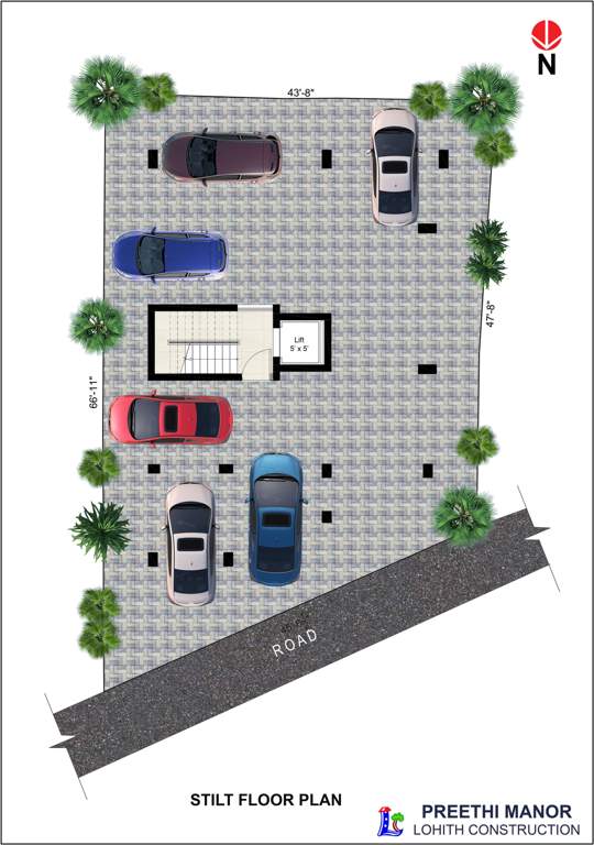  preethi manor Preethi Manor Cluster Plan for ground Floor