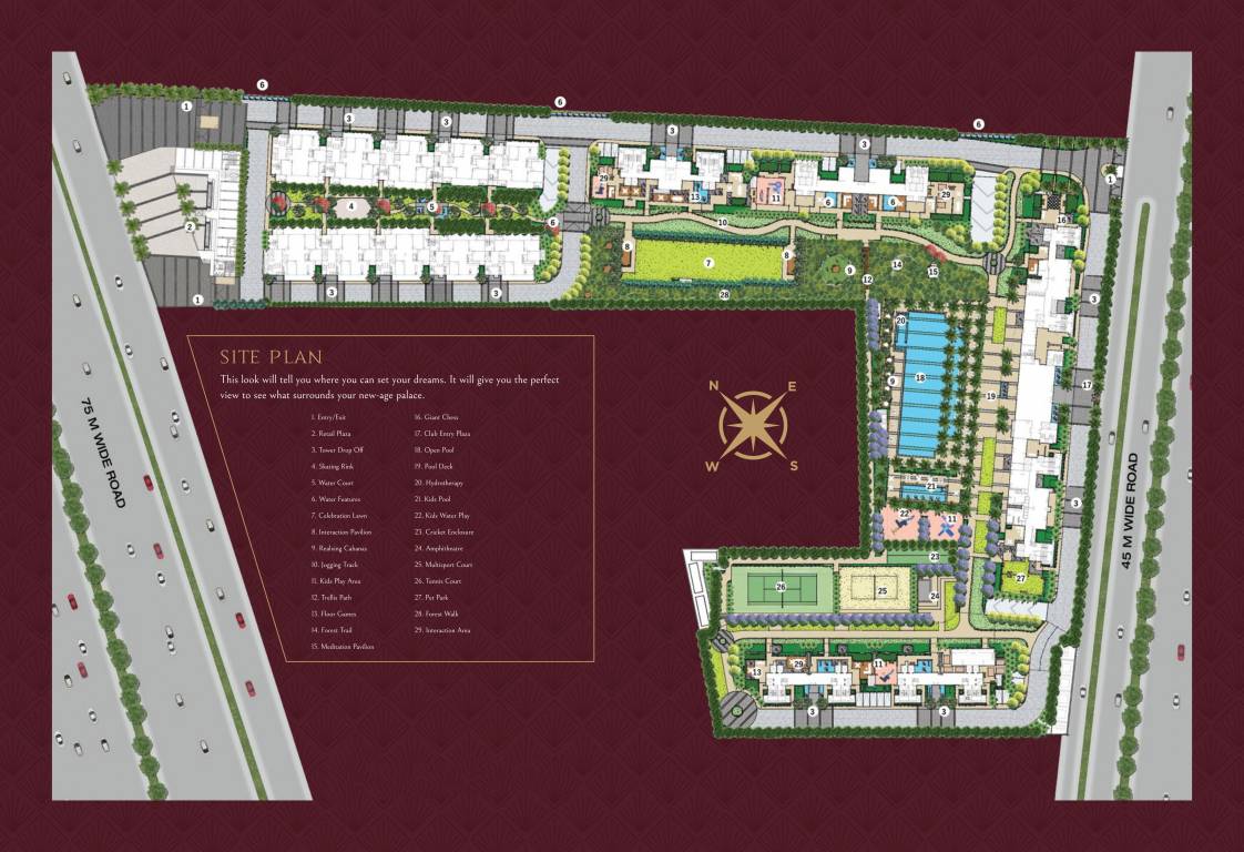 medalleo low rise Master Plan
