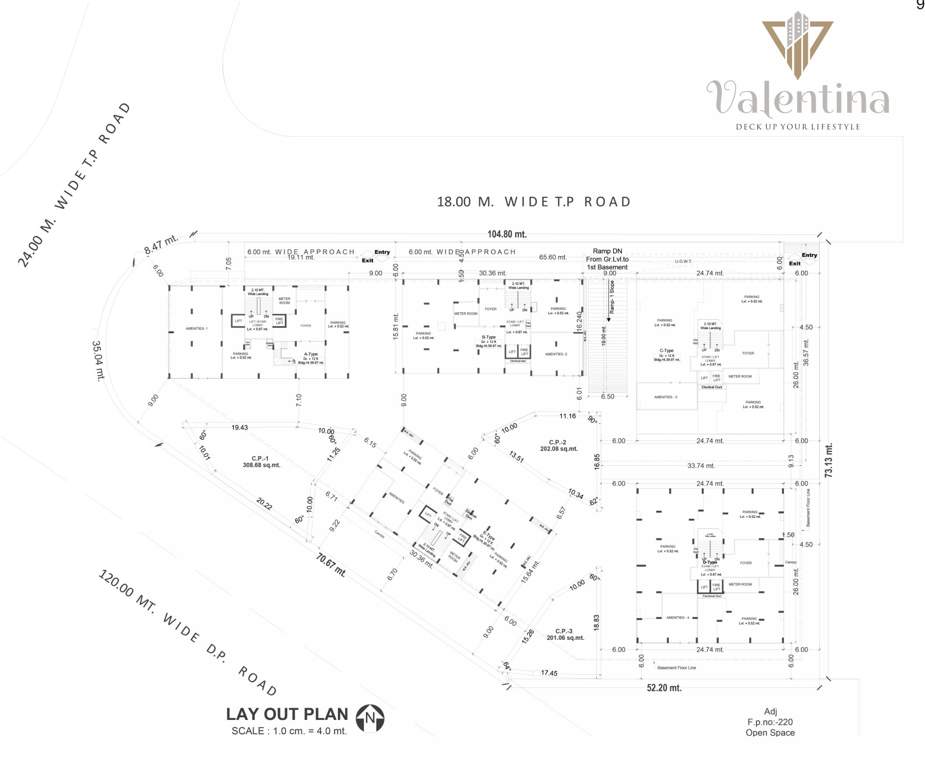  valentina Layout Plan