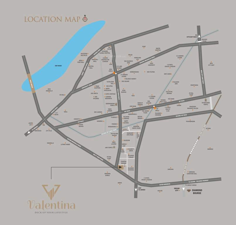  valentina Location Plan