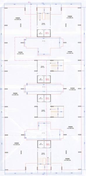 Block C,D,E,F Cluster Plan For Ground Floor laxmi-heights Block C,D,E,F Cluster Plan For Ground Floor
