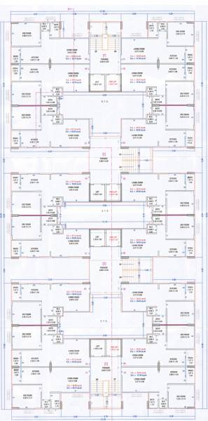 Block C,D,E,F Cluster Plan From 1st To 7th Typical Floor Plan laxmi-heights Block C,D,E,F Cluster Plan From 1st To 7th Typical Floor Plan