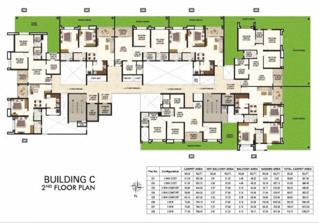  elementa 2 C Building Cluster Plan For 2nd Floor