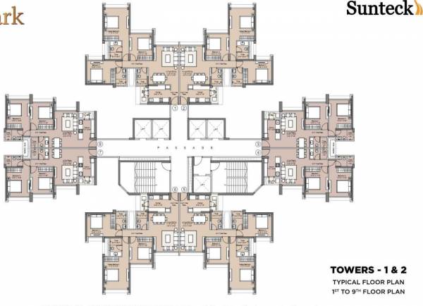 sky-park-2 Sunteck Sky Park 2 Cluster Plan