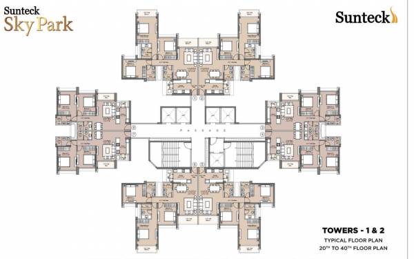 sky-park-2 Sunteck Sky Park 2 Cluster Plan