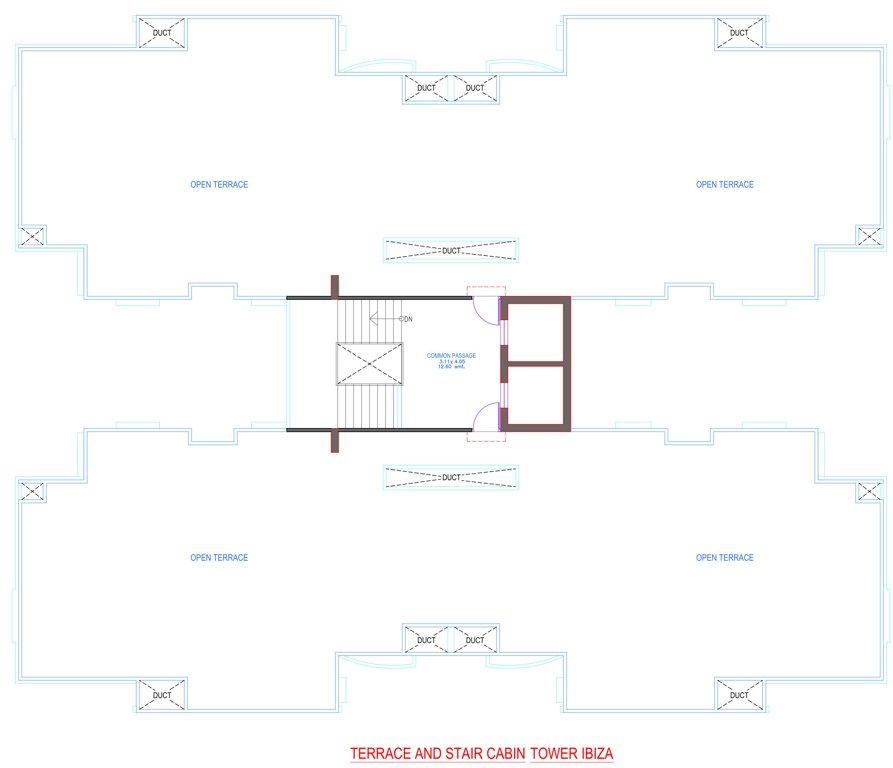  riviera phase 4 Tower I Cluster Plan For Terrace
