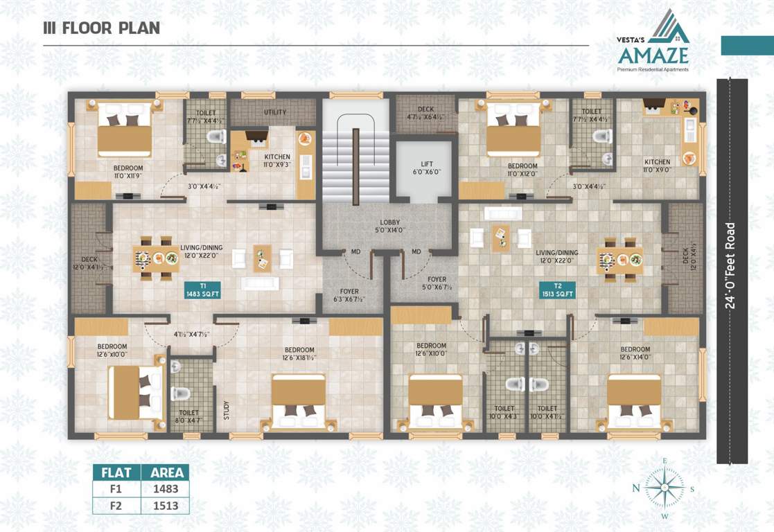  amaze Amaze Cluster Plan for 3rd Floor