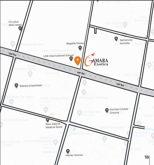  exotica Location Plan