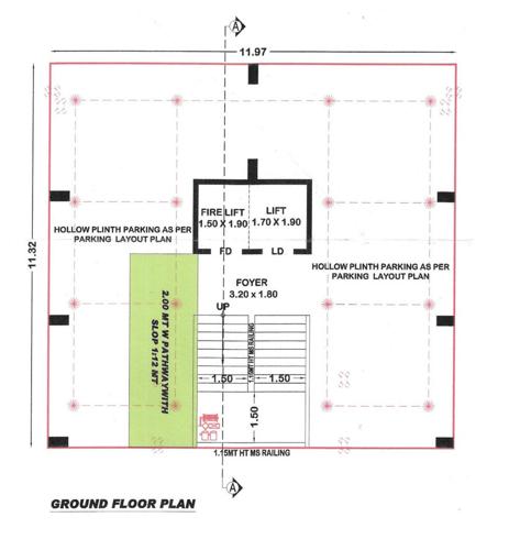  satsang-heights Satsang Heights Cluster Plan For Ground Floor