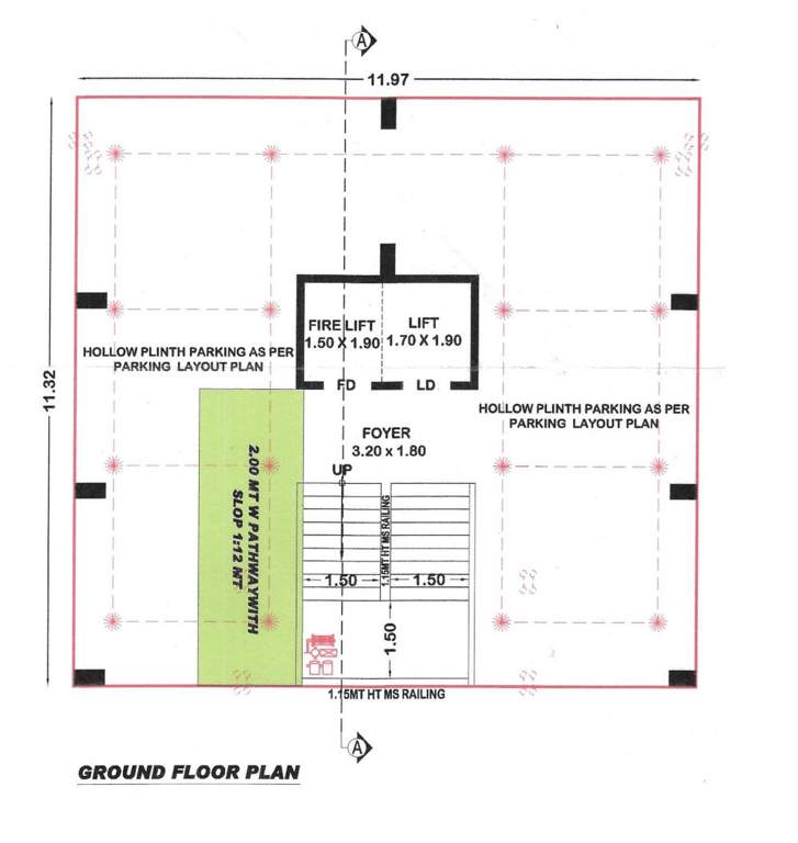  satsang heights Satsang Heights Cluster Plan For Ground Floor