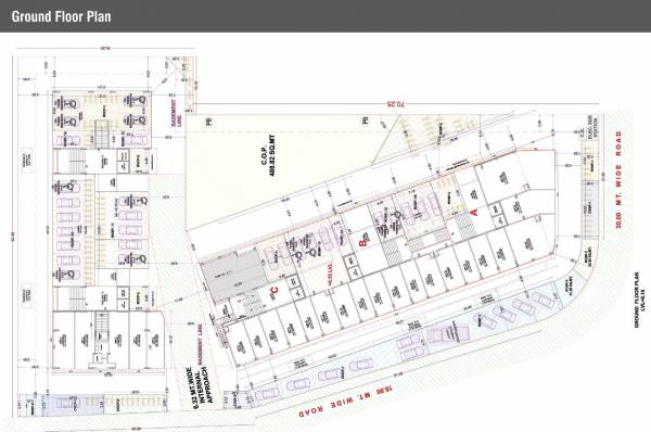 Block A To E Cluster Plan for ground Floor atulya-residency Block A To E Cluster Plan for ground Floor