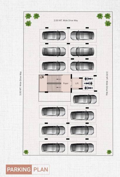  akshar-tirth Akshar Tirth Cluster Plan For Ground Floor