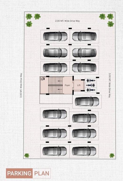  akshar tirth Akshar Tirth Cluster Plan For Ground Floor