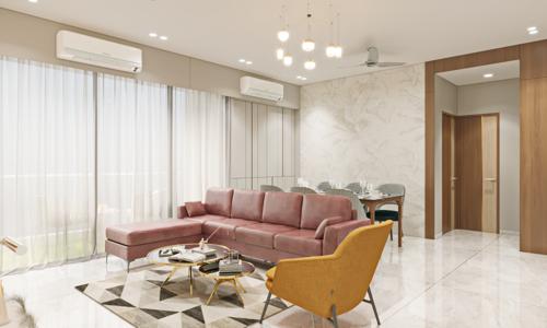  akshar-tirth Living Area