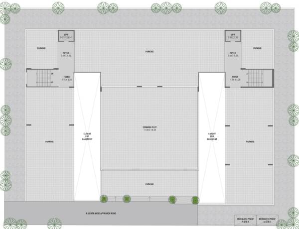  r-k-sandipani-2 Block A Cluster Plan For Ground Floor