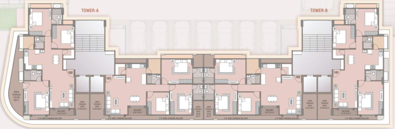 regalia Block A And B Cluster Plan For 1st Floor