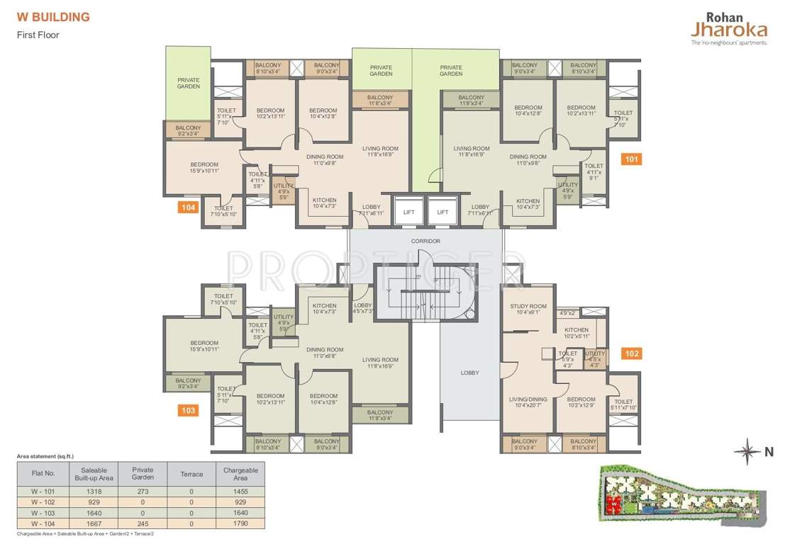 jharoka phase 2 Images for Cluster Plan of Rohan Jharoka Phase 2