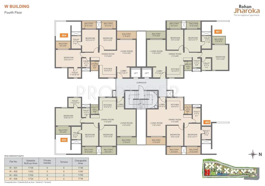 jharoka phase 2 Images for Cluster Plan of Rohan Jharoka Phase 2