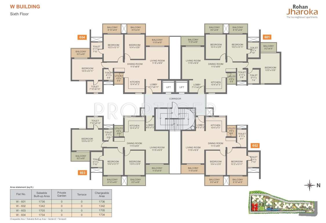 jharoka phase 2 Images for Cluster Plan of Rohan Jharoka Phase 2