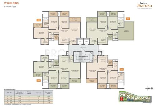  jharoka-phase-2 Images for Cluster Plan of Rohan Jharoka Phase 2