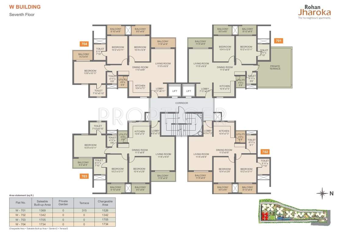 jharoka phase 2 Images for Cluster Plan of Rohan Jharoka Phase 2