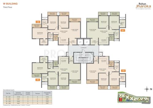  jharoka-phase-2 Images for Cluster Plan of Rohan Jharoka Phase 2