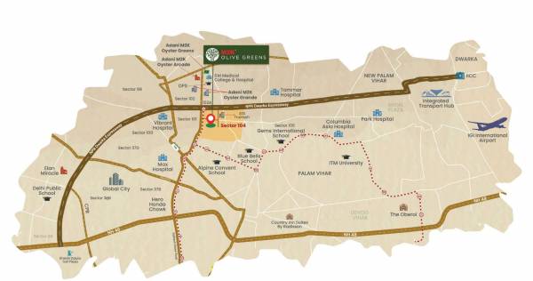  olive-greens Location Plan