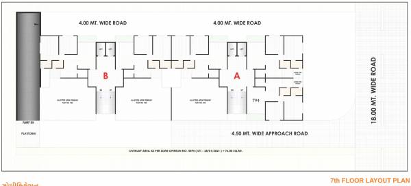  zeon-56 A, B Cluster Plan For 7th Floor