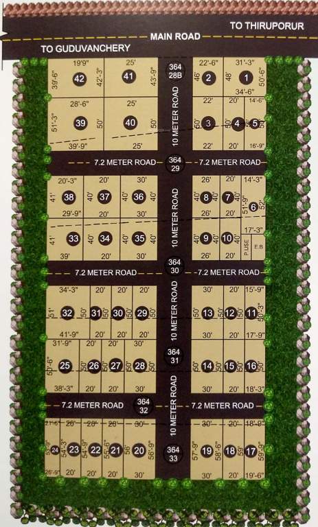  metro city Layout Plan