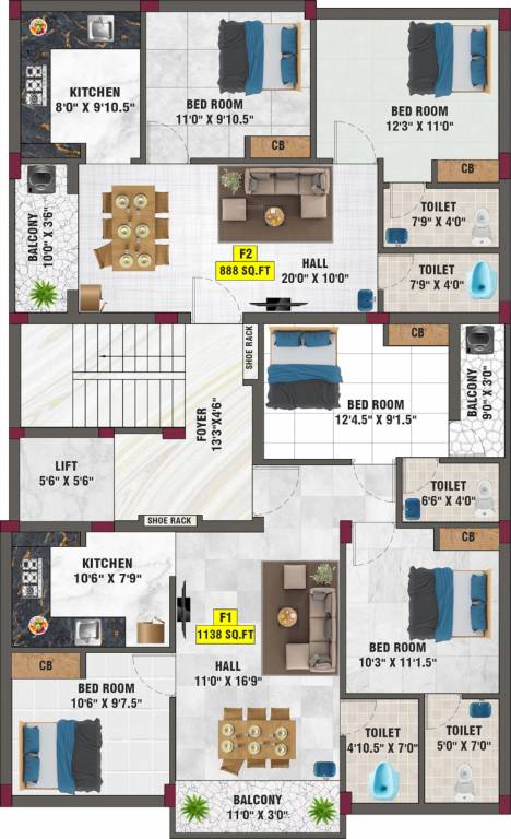  lucas Lucas Cluster Plan For 3rd Floor