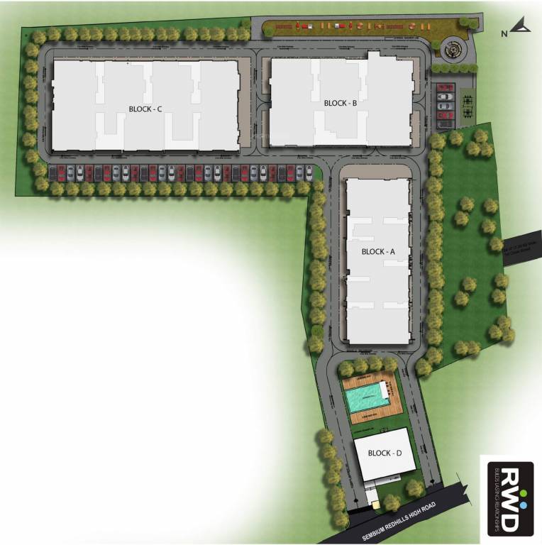  waterfront Layout Plan