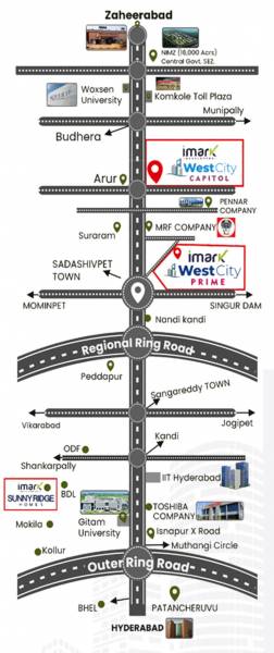  west-city-prime Location Plan