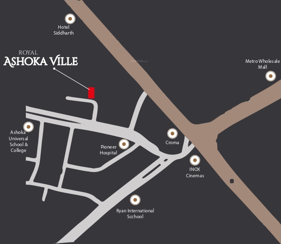 ashoka ville Location Plan