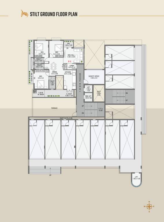  gursahani twin tower Gursahani Twin Tower Cluster Plan