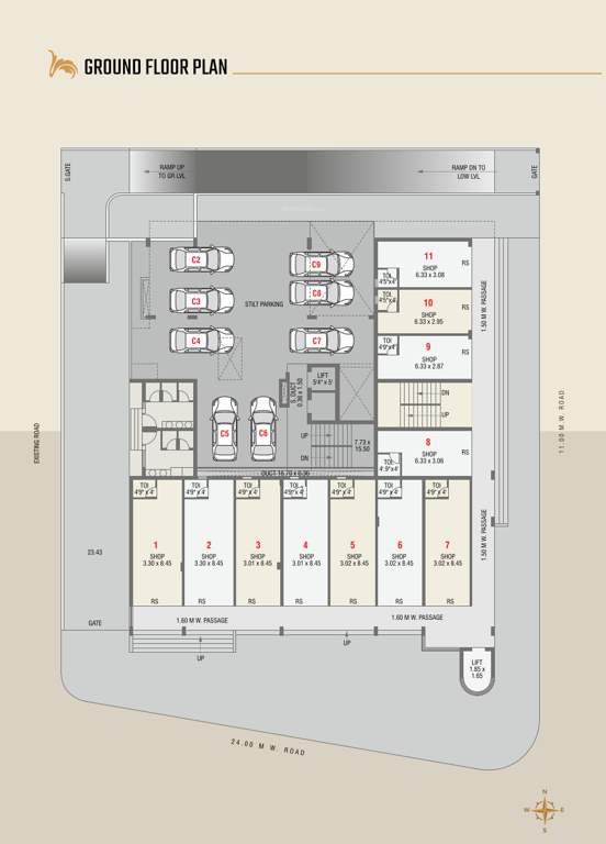  gursahani twin tower Gursahani Twin Tower Cluster Plan