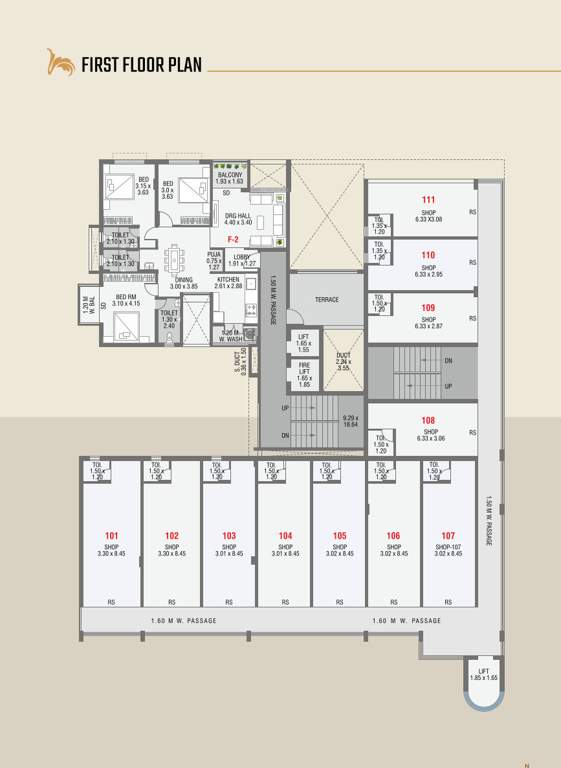  gursahani twin tower Gursahani Twin Tower Cluster Plan