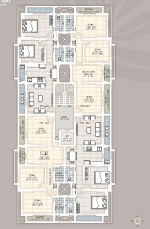  guruchhaya-apartment Guruchhaya Apartment Cluster Plan