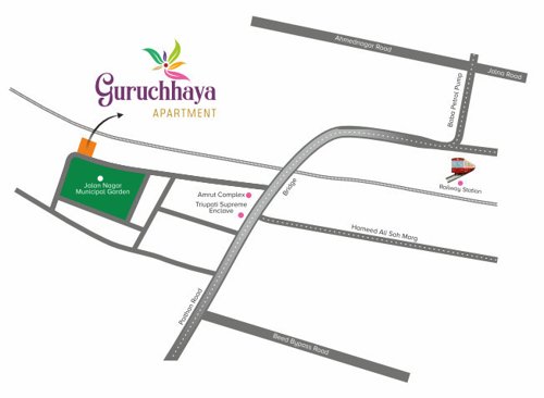  guruchhaya-apartment Location Plan